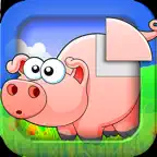 Animal sounds puzzle for kids iOS Icon
