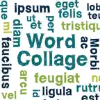 Word Collage iOS Icon