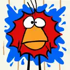 PEEP and the Big Wide World Paint Splat iOS Icon