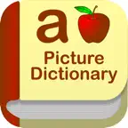 Kids Picture Dictionary : A to Z educational app for children to learn first words and make sentences with fun record tool! iOS Icon