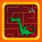 Dragon and Knight Maze (save the princess) iOS Icon