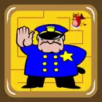 Police and Robber Maze (catch the money before the crook) iOS Icon