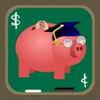 Professor Piggy Bank -US Coins iOS Icon