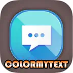 Color My Text - Custom SMS App iOS Icon