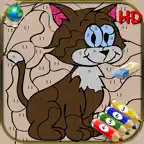 Book of colorings by number - Color with numbered pencils for kids iOS Icon