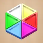 Hexagonal Mosaic iOS Icon