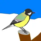 Vinterfåglar inpå knuten iOS Icon