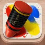 Crayon Style iOS Icon