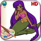 Coloring book for girls - Coloring pages with characters from Japanese cartoons (manga) - HD iOS Icon