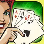 無料ビデオポーカーダブルオアナッシングゲーム iPhoneとiPadアプリのために iOS Icon
