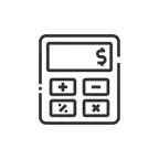 お会計電卓 iOS Icon