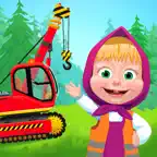 Masha and The Bear truck games iOS Icon