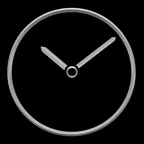 Titanium Luxury Clock iOS Icon