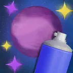 Galaxy Spray Art iOS Icon
