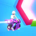 Cyberbike: space tunnel iOS Icon