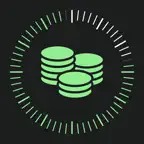 Moneyvated: Money Income Timer iOS Icon
