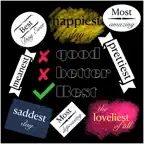 superlatives stickers iOS Icon