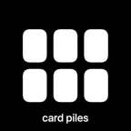 card piles iOS Icon