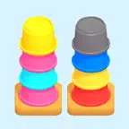 Bucket sort - Puzzle Games iOS Icon