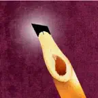 القلم الذهبي iOS Icon