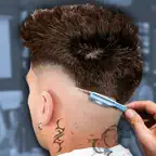 Barber Shop Hair Cut Salon 3D iOS Icon