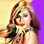 Caricature Cartoons Neon ToonU iOS Icon