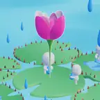 Rainy Blossom iOS Icon