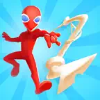 Web Master: Stickman Superhero iOS Icon