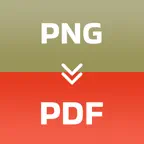 PNG To PDF App iOS Icon