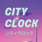 City Pop Clock.70s-80s anime iOS Icon
