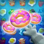 Greedy Cat Match 3 iOS Icon