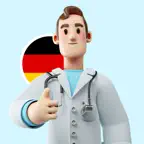 Medical German Language iOS Icon