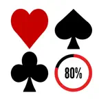 Poker hand calc:Texas hold'em iOS Icon