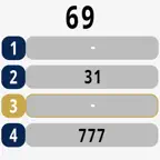 Blind Number Challenge iOS Icon