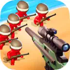 Snipe Gun War : Defense Beach iOS Icon