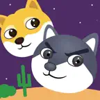 Dog Jump:planet escape games iOS Icon