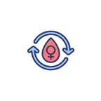 Cycle Tracker Calendar Icon