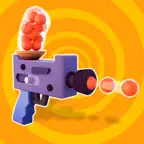Color Bullets Run iOS Icon