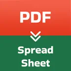 PDF To SpreadSheet App iOS Icon