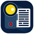 Teleprompter for Videos Script iOS Icon