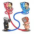 Poop Rush -Draw to Toilet Game iOS Icon