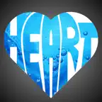 HeartShapedText iOS Icon