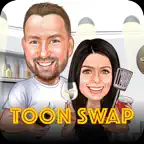 Toon Swap: AI Cartoon Yourself iOS Icon