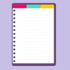 Notepad by Subject iOS Icon