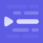 Teleprompter & Script Writing iOS Icon