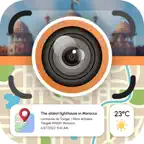 GPS Map Camera Geotag Location icon