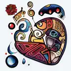 Doodle Ink Stickers iOS Icon