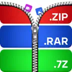 Zip Rar Extractor - Zip,Unzip iOS Icon
