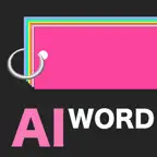 AI Vocabulary Book, AI Word B iOS Icon
