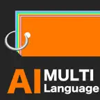 AI Vocab Support 14 Lang iOS Icon